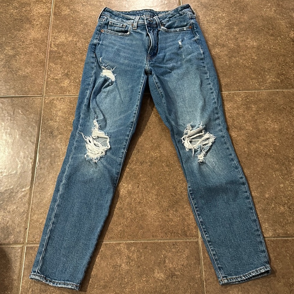 Old Navy size 4 high rose OG straight jeans